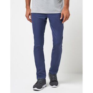 Travismathew Open to Close Mens Navy Blue Slim Fit Stretch Pants Size 35 Casual